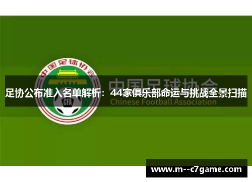 足协公布准入名单解析：44家俱乐部命运与挑战全景扫描